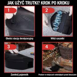 SBM 200g Rodicum Extra Pasta gryzoniobójcza Zwalczanie gryzoni Szczury Nornice Odporna na wilgoć
