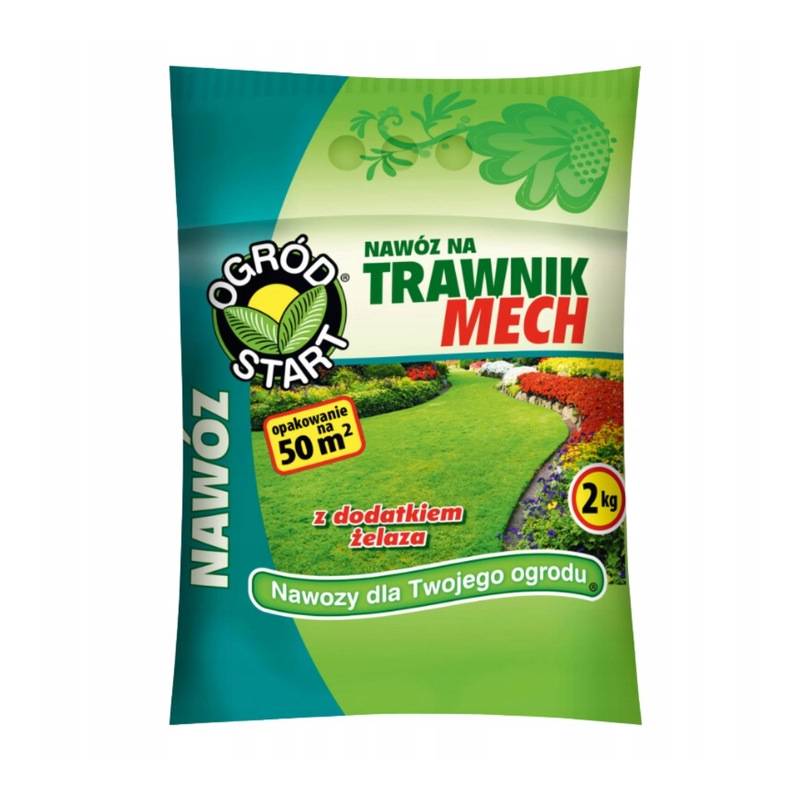 Ampol 2kg Nawóz do Trawnika z Mchem Szybki Efekt Likwiduje Mech Granulowany