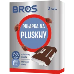 Bros 2 szt Skuteczna Pułapka Lep na Pluskwy Przynęta Długodziałająca Monitoruje Obecność