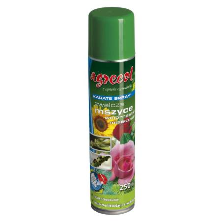 Agrecol 250ml Karate Spray Owadobójczy Zwalcza Mszyce Wciornastki Miseczniki