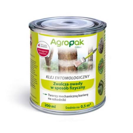 Agropak 200ml Klej Entomologiczny Zwalcza Owady Biegające Latające Tworzy Mechaniczną Barierę