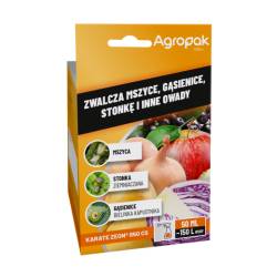 Agropak 50ml Karate Zeon 050 CS Środek Owadobójczy Mszyce Stonka Ziemniaczana Gąsienice Bielinka Kapustnika