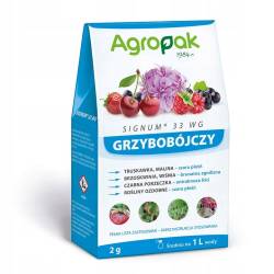 Agropak 2g Signum 33 WG Środek Grzybobójczy Szara Pleśń Brunatna Zgnilizna Antraknoza Liści
