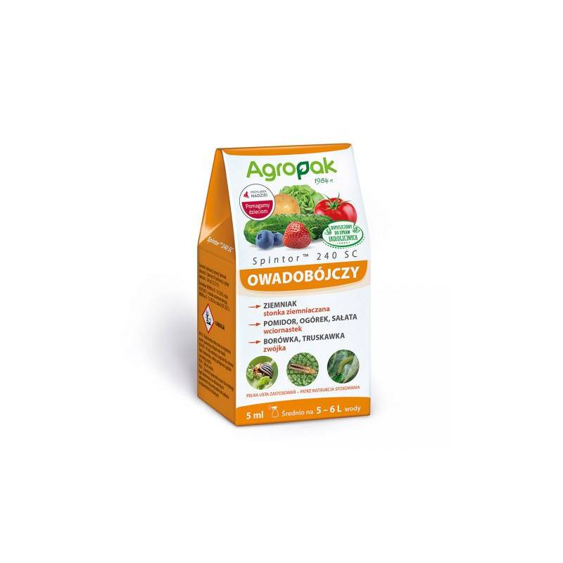 Agropak 5ml Spintor 240 SC Środek Owadobójczy Stonka Ziemniaczana Wciornastek Zwójka