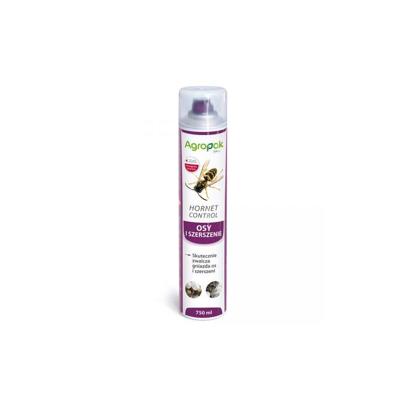 Agropak 750ml Hornet Control Spray Preparat Owadobójczy Skutecznie Zwalcza Gniazda Os Szerszeni