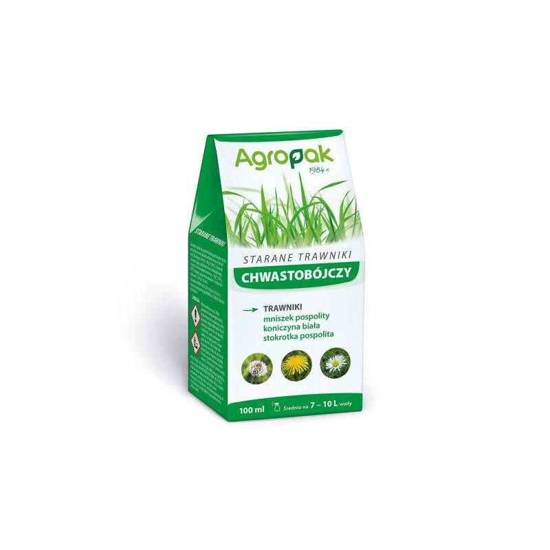 Agropak 100ml Starane Trawniki Oprysk Chwastobójczy Zwalcza Mniszek Koniczyna Stokrotka