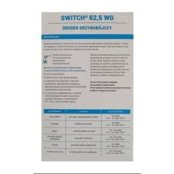 Agropak 15g Switch 62,5 WG Środek Grzybobójczy Antarknoza Brunatna Zgnilizna Drzew Pestkowych Szara Pleśń