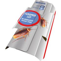 Bros Feromox Lep na karaluchy prusaki rybiki z atraktantem pułapka lepowa