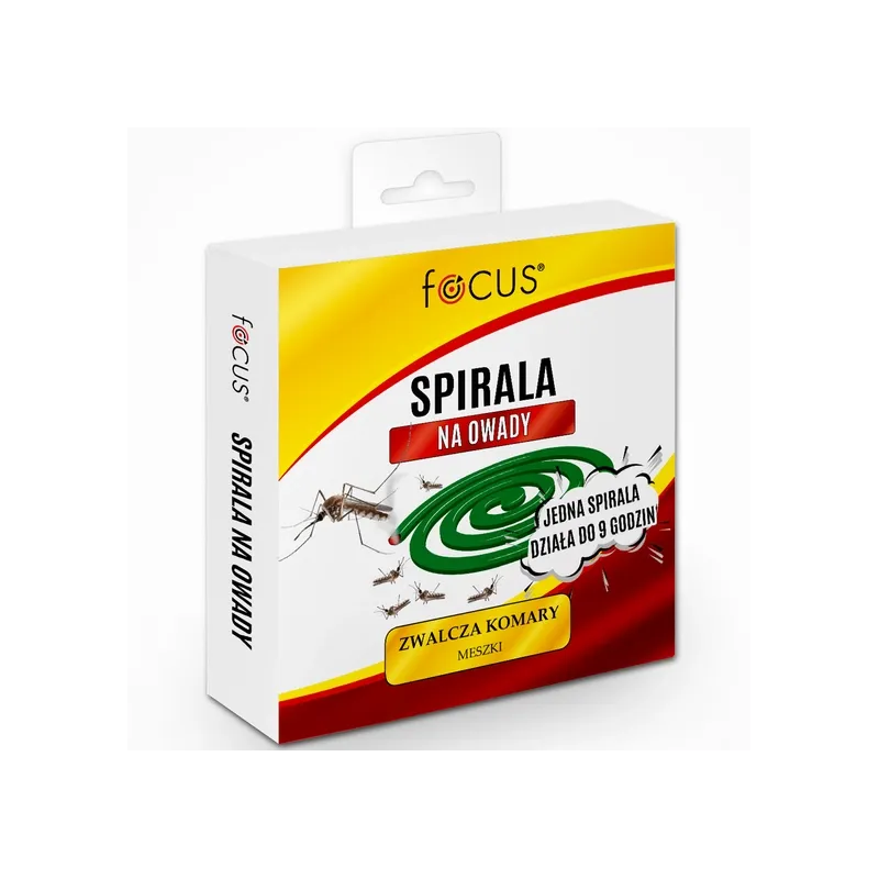 Twój Ogród 10szt. Focus Spirale na Owady Zwalcza Komary Meszki Długo Działa