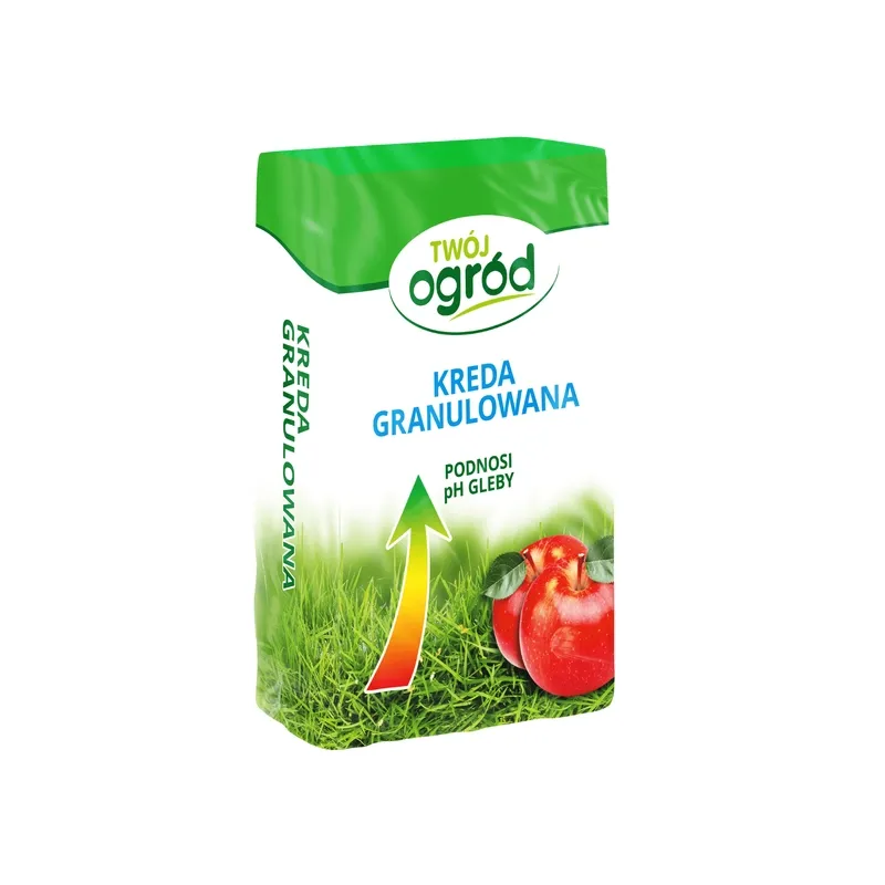 Twój Ogród 10kg Kreda Mielona Granulowana Wapno Nawozowe Podnosi pH Gleby
