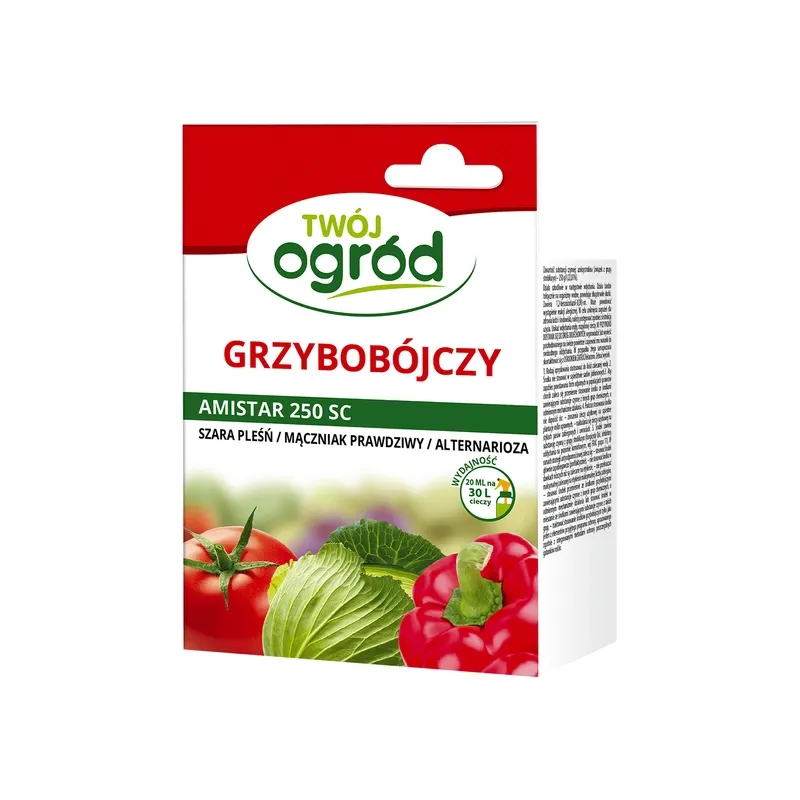 Twój Ogród 20ml Amistar 250 SC Środek Grzybobójczy Szara Pleśń Mączniak Prawdziwy Alternarioza