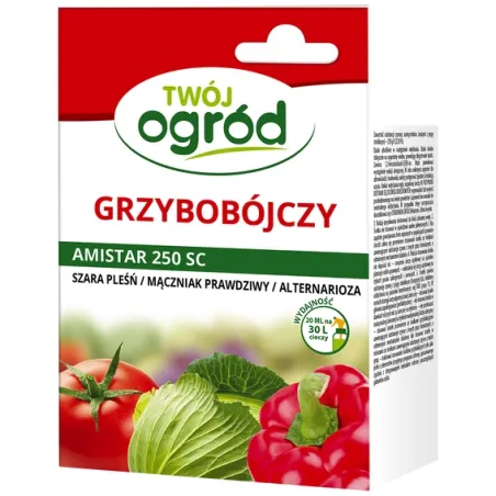 Twój Ogród 20ml Amistar 250 SC Środek Grzybobójczy Szara Pleśń Mączniak Prawdziwy Alternarioza