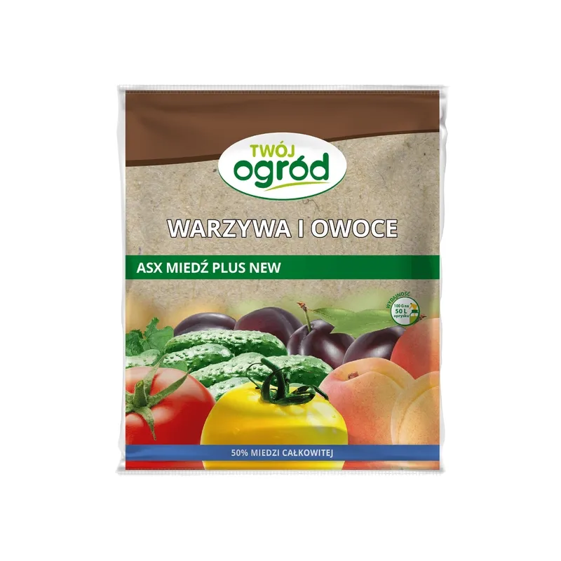 Twój Ogród 100g ASX Miedź Plus New Nawóz Ekologiczny Oprysk na Niedobór Miedzi