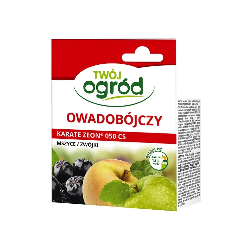 Twój Ogród 3ml Karate Zeon 050 SC Środek Owadobójczy Insektycyd Zwalcza Mszyce Zwójki Stonkę Ziemniaczaną