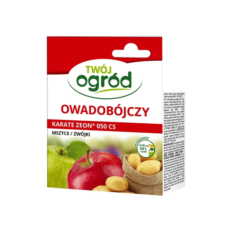 Twój Ogród 10ml Karate Zeon 050 CS Środek Owadobójczy Insektycyd Zwalcza Mszyce Wciornastki Gąsienice Bielinka Kapustnika