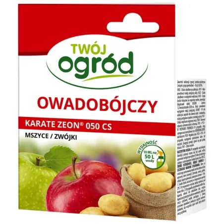 Twój Ogród 10ml Karate Zeon 050 CS Środek Owadobójczy Insektycyd Zwalcza Mszyce Wciornastki Gąsienice Bielinka Kapustnika