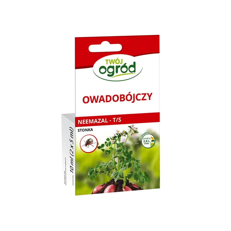 Twój Ogród 10ml Neemazal T/S Środek Owadobójczy Insektycyd Zwalcza Stonkę Działa Wgłębnie na Rośliny