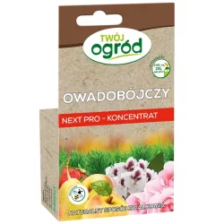 Twój Ogród 25ml Next Pro Naturalny Środek Owadobójczy Działanie Fizyczne Zwalcza Mszyce Przędziorki Miodówki