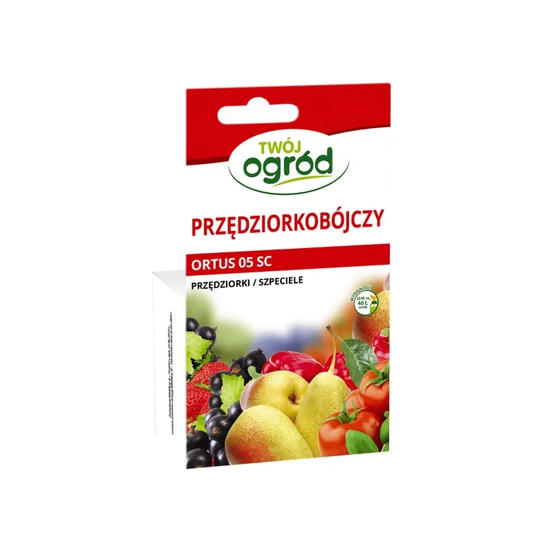Twój Ogród 20ml Ortus 05 SC Środek Przędziorkobójczy Zwalcza Przędziorki Szpeciele Działanie Kontaktowe Żołądkowe