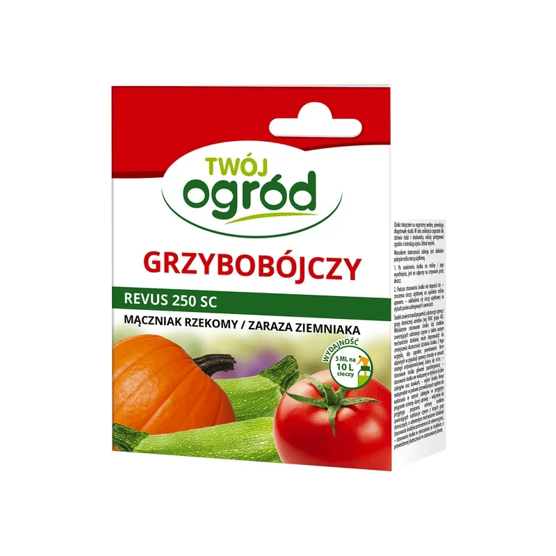 Twój Ogród 5ml Revus 250 SC Środek Grzybobójczy Zaraza Ziemniaka Mączniak Rzekomy Fytoftoroza