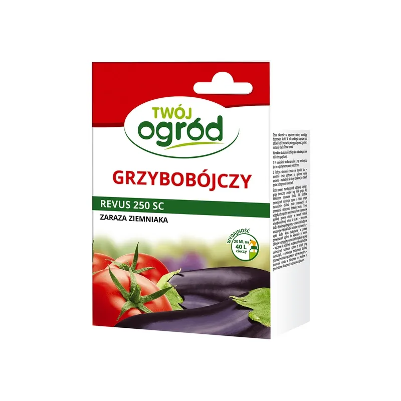 Twój Ogród 20ml Revus 250 SC Środek Grzybobójczy Zaraza Ziemniaka Mączniak Rzekomy Fytoftoroza
