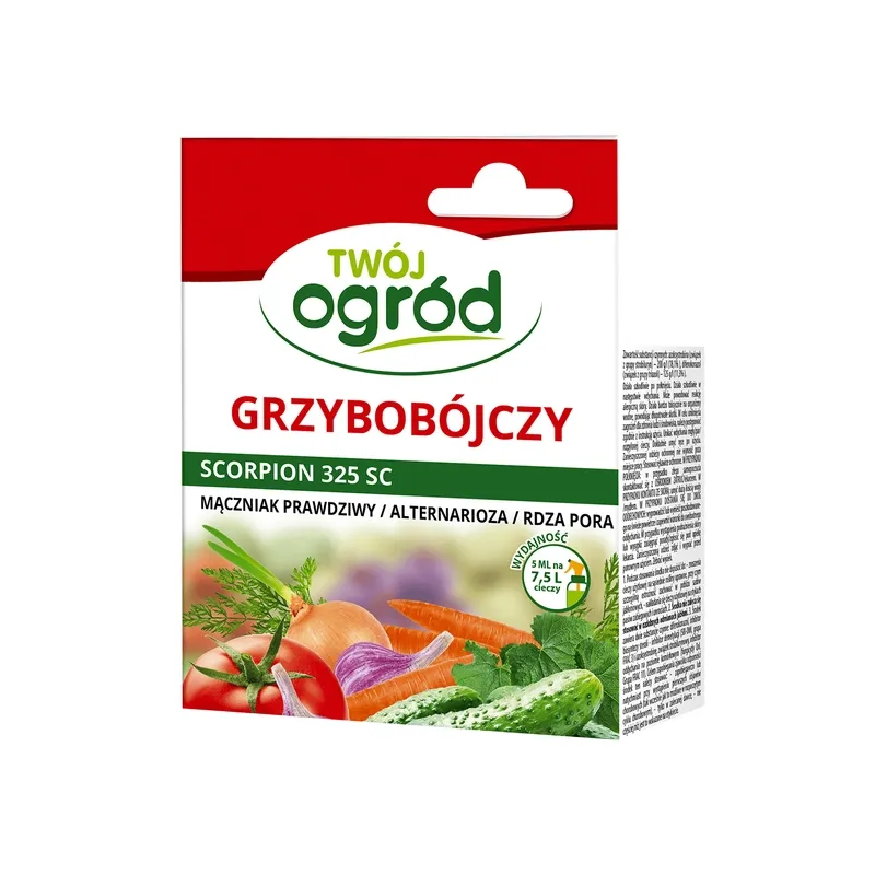 Twój Ogród 5ml Scorpion 325 SC Środek Grzybobójczy Mączniak Prawdziwy Alternarioza Rdza Pora