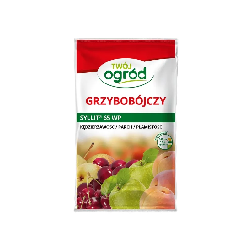 Twój Ogród 10g Syllit 65 WP Środek Grzybobójczy Kędzierzawość Liści Parch Plamistość