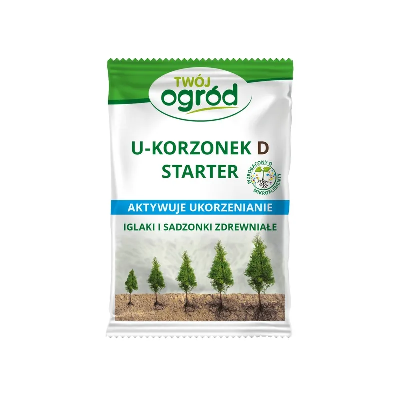 Twój Ogród 10g U-Korzonek D Starter Nawóz Aktywuje Ukorzenianie Iglaki Sadzonki Zdrewniałe