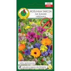 PNOS 2g Roślinna Tarcza na Ślimaki Mieszanka Rośliny Jednoroczne Naturalna Zapora dla Ślimaków Nasiona