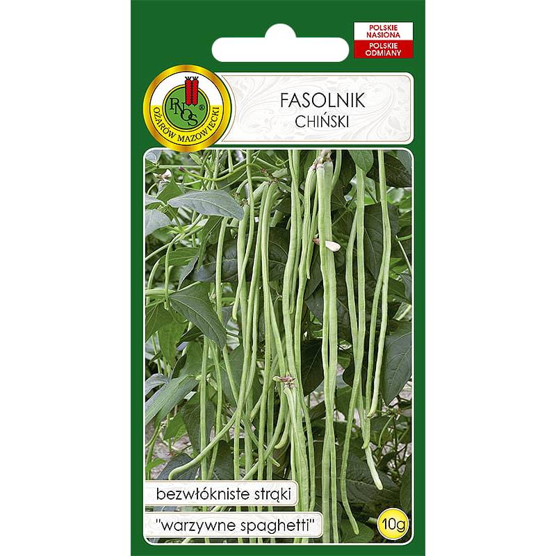 PNOS 10g Fasolnik Chiński Pnącze Bezwłókniste Strąki Nasiona