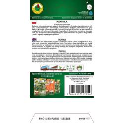 PNOS 0,6g Mieszanka Nasion Ostrych Papryczek Doniczkowych Żółte Pomarańczowe Czerwone