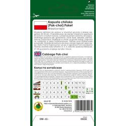 PNOS 1g Kapusta Chińska Pak Choi Paket Duże Liście Do Siewu Wiosną Jesienią Wczesna Odmiana Nasiona