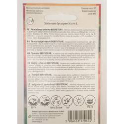 Toraf 0,5g Pomidor Gruntowy Beefsteak Nasiona Średnio Wczesny Wysoki Bardzo Duże Owoce Żebrowany Czerwony