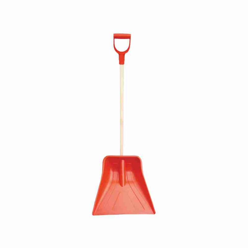 RAMP Łopata Gospodarcza RLGP1 z Trzonkiem Drewnianym do Produktów Sypkich Zboża Piasek Żwir do Odśnieżania Śniegu