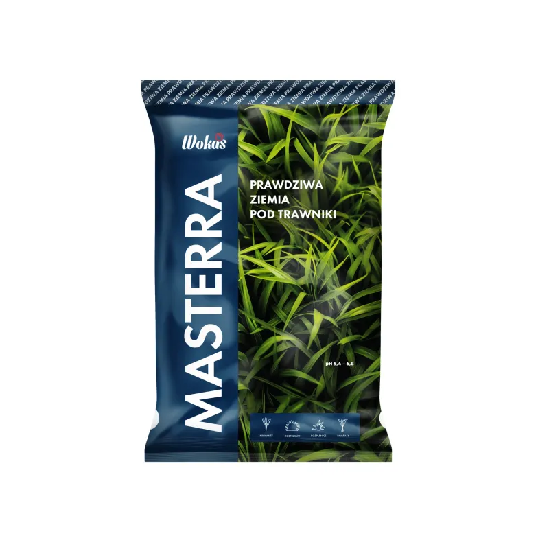Wokas 50L Ziemia Prawdziwa Pod Trawniki Trawnikowa Masterra Zawiera Nawóz Wieloskładnikowy