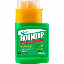 Roundup 140ml AntyChwast Total Ultra Preparat Chwastobójczy Herbicyd Naturalny Bez Glifosatu Kwas Pelargonowy