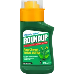 Roundup 250ml AntyChwast Total Ultra Preparat Chwastobójczy Herbicyd Naturalny Bez Glifosatu Kwas Pelargonowy