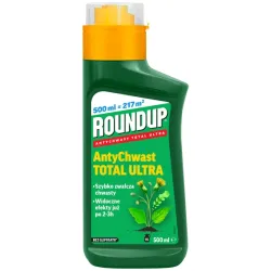 Roundup 500ml AntyChwast Total Ultra Środek Chwastobójczy Naturalny Bez Glifosatu Zwalcza Chwasty Mech Rdest Kwas Pelargonowy