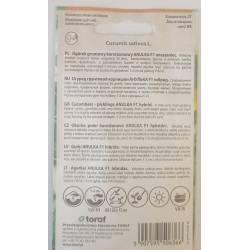 Toraf 5g Ogórek Anulka F1 Nasiona warzyw Odmiana średniowczesna gruntowa plenna Korniszony