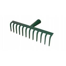 KARD 14 Grabie Belka Płaska Metal 12 Zębne B/K Wytrzymałe Solidne Bez Trzonka