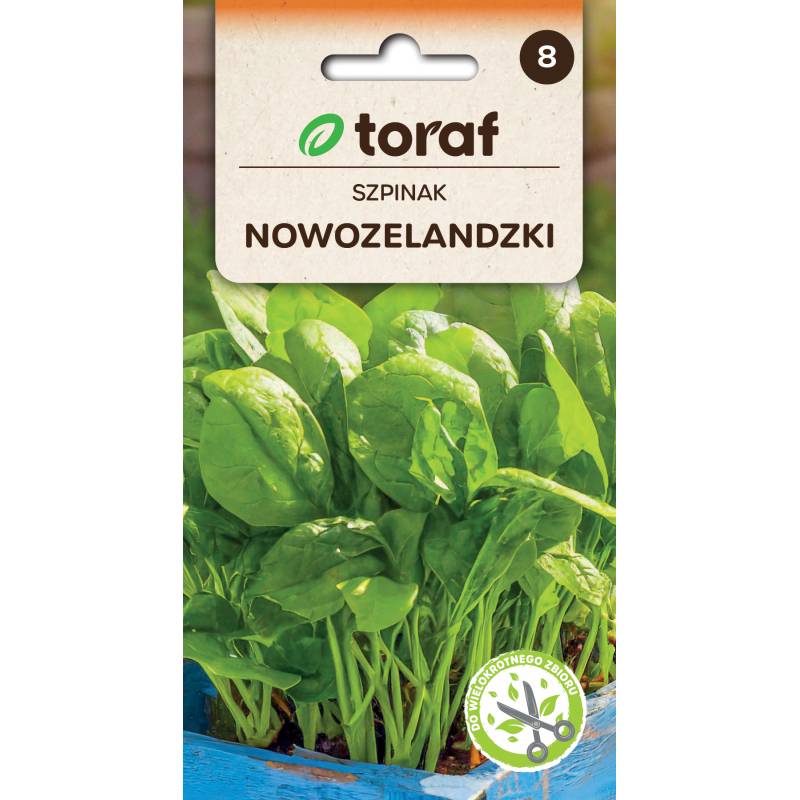 Toraf 5g Szpinak Nowozelandzki Nasiona warzyw Odmiana jednoroczna Kilkukrotny zbiór