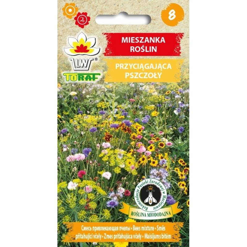 Toraf 2g Mieszanka przyciągająca pszczoły Nasiona Kwiaty łąkowe
