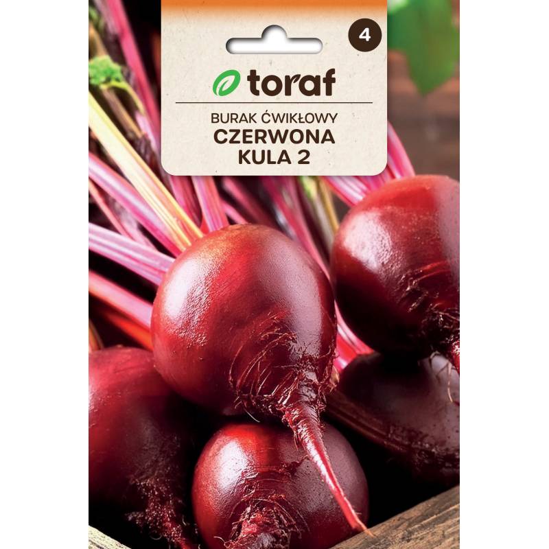 Toraf 10g Burak ćwikłowy czerwona kula Nasiona przetwory przechowywanie
