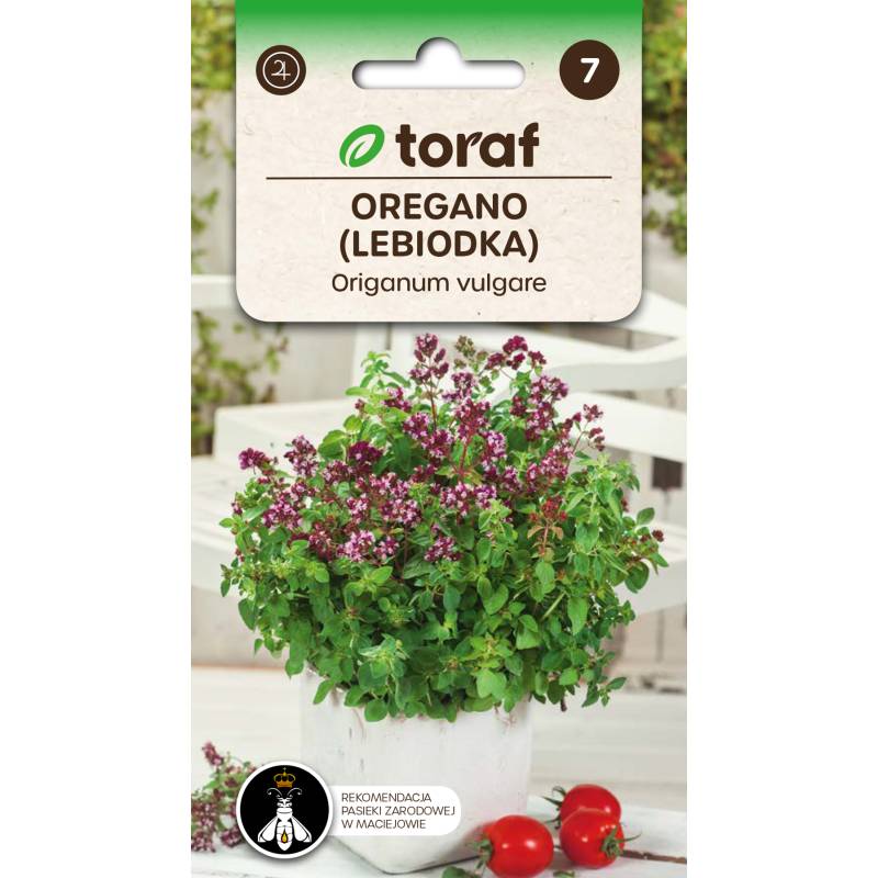 Toraf 0,5g Oregano zwyczajne Nasiona ziół przyprawa działanie lecznicze