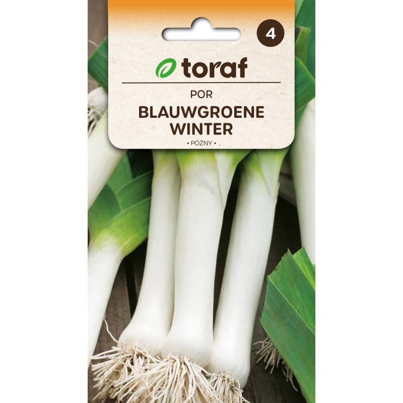Toraf 1g Por Blauwgroene Winter Nasiona warzyw Odmiana późna zimująca Długie przechowywanie
