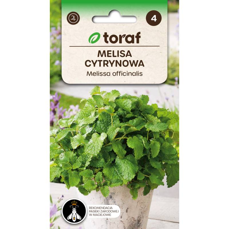 Toraf 0,5g Melisa Cytrynowa Limonella Nasiona ziół działa uspokajająco wycisza