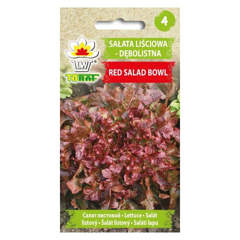 Toraf 1g Sałata Red Salad Bowl Nasiona Liściowa Dębolistna