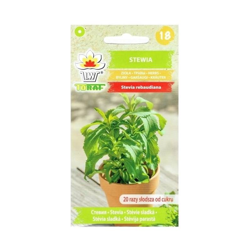 Toraf 0,01g Stewia Miodowy Liść Nasiona ziół 20 razy słodsza od cukru zamiennik cukru