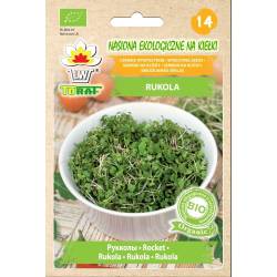 Toraf 10g Rukola Nasiona Kiełki Bio-Organic ekologiczne kiełków rucoli rokietta