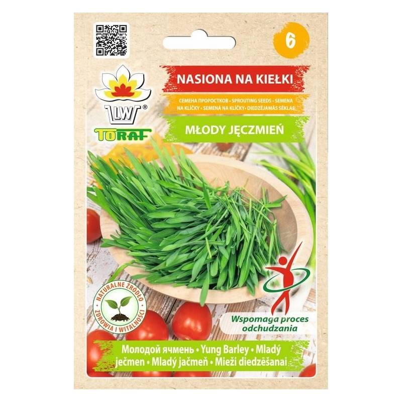 Toraf 30g Młody Jęczmień Nasiona Kiełki Łatwy pyszny